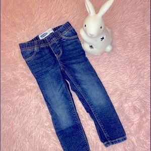 Old Navy 3T Toddler Girl Jeggings- Dark Denim Blue